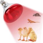 Lampe chauffante infrarouge e27 pour poules 220 v 100 - 275 w rouge lampe chauffante ampoule chauffante ...
