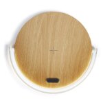 Lampe de chevet tactile 2 en 1 en abs marron