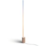 Lampe connect�e philips hue w&c gradient signe lampadaire chene