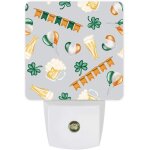 Lampe a economie d'�nergie pour la saint - patrick, drapeaux irlandais, feuilles, pour cuisine, chambre ...