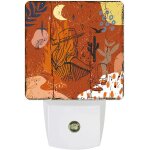 Lampe a economie d'�nergie en bois, style boho, plante de cowboy, feuilles, botte, pour cuisine, chambre ...