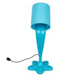 Lampe fantaisie pot de peinture - bleu