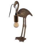 Lampe flamant dor� 39 cm