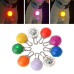 Lampe flash led de scurit pour animaux de compagnie, collier lumineux pour chiens et chats, pendentif ...