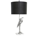 Lampe h�ron en r�sine 74 cm