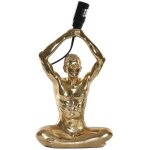 Lampe a poser homme dor� 25 cm