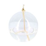 Lampe a huile verre meche 12. 5x13cm transparent