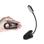 Lampe de lecture, 9 led liseuse lampe clip usb rechargeable, 360cou flexible, 3 temp�rature de couleur, ...