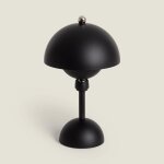 Lampe a poser led 5w portable avec batterie usb rechargeable pauna noir