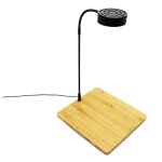 Lampe led pour aquarium avec base en bambou pour plantes en pot, succulentes et miniatures