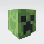 Lampe led avec minuterie - roba - minecraft creeper ¿ rechargeable usb ¿ jusqu' 10 h d'autonomie