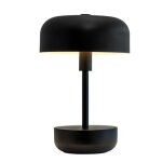 Lampe a poser led rechargeable noire
