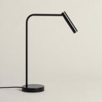 Lampe a poser led tactile 2. 5 w m�tal gazny noir mat
