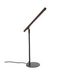 Lampe a poser en m�tal et bambou marron caramel h 42. 5 cm