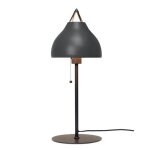 Lampe a poser en m�tal gris