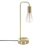 Lampe a poser en m�tal keli - h. 45, 5 cm - dor�