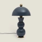 Lampe a poser m�tal onkar bleu