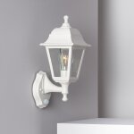 Lampe murale ext�rieure avec d�tecteur de pr�sence pir mini villa blanc