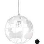 Lampe murale lampadaire d�coration design a suspension abat - jour boule globe blanc helloshop26 13 0001352 ...
