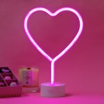 Lampe neon coeur