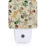 Lampe de nuit en forme de couteau de cr�ne, capteur intelligent du cr�puscule a l'aube, pour chambre ...