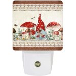 Lampe de nuit gnomes en forme de champignon, r�tro, feuilles d'eucalyptus du sud - ouest, botanique, ...