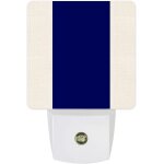 Lampe de nuit led bloc bleu marine de xmas, veilleuses abstraites minimalistes r�tro en lin pour chambre ...