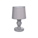 Lampe pied chandelier gris