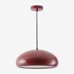 Lampe de plafond en m�tal hilma vin rouge