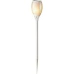 Lampe solaire blanche - lumineo - d. 12 x 62, 5 cm - energie solaire - accessoires jardin extérieur Lampe solaire blanche - lumineo - d. 12 x 62, 5 cm - energie solaire - accessoires jardin extérieur