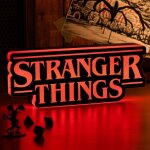 Lampe stranger things - shaped logo