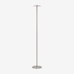 Lampe sur pied led sans fil en fer emilein gris bross�