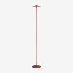 Lampe sur pied led sans fil en fer emilein rouge argile