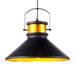 Lampe suspendue modisteria lustre suspension noir rose dor�e vn - l00036 - eu