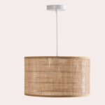Lampe suspendue en rotin ytse marron naturel marron naturel