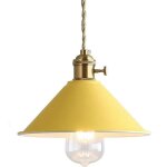 Lampe suspendue vintage azanaz mod�le lustre m�tal, style industriel r�tro, diffuseur conique acier, ...