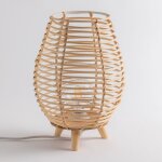 Lampe de table d'ext�rieur en bambou andry naturel
