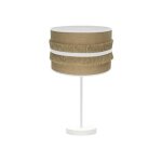 Lampe de table grand natalia 1xe27 blanc / sac - blanc 62x30x30 cm