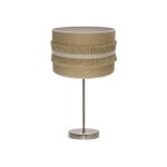 Lampe de table grand natalia 1xe27 cuir / sac - beige 62x30x30 cm