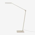 Lampe de table led en fer valtyn blanc