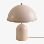 Lampe de table en m�tal haile rosa p�le make up