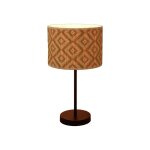 Lampe de table - navaris - lampe de chevet - abat - jour textile beige - douille e27 - c�ble 1, 8 m