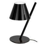 Lampe de table la petite m�tal plastique noir / h 37 cm - artemide