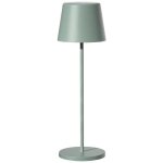 Lampe de table touch sans fil led vert h 38 cm