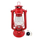 Lampe temp�te rouge 30 cm