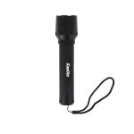 Lampe torche led m�tallique, x3 modes d'eclairage, 1500 lumens, piles incluses