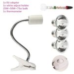Lampes uva et uvb a température réglable, lampe chauffante pour animaux de compagnie, tortue et reptile, ... Lampes uva et uvb a température réglable, lampe chauffante pour animaux de compagnie, tortue et reptile, ...