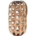 Lanterne en bois pour bougie 39 cm
