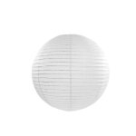 Lanterne boule japonaise papier de riz 25cm blanc