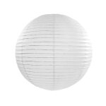 Lanterne boule japonaise papier de riz 45cm blanc